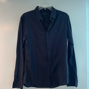 All saints dark ink color shirt